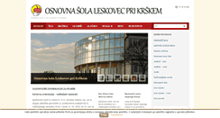Desktop Screenshot of os-leskovec.si