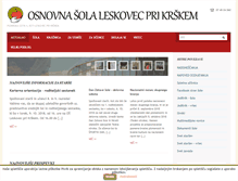 Tablet Screenshot of os-leskovec.si